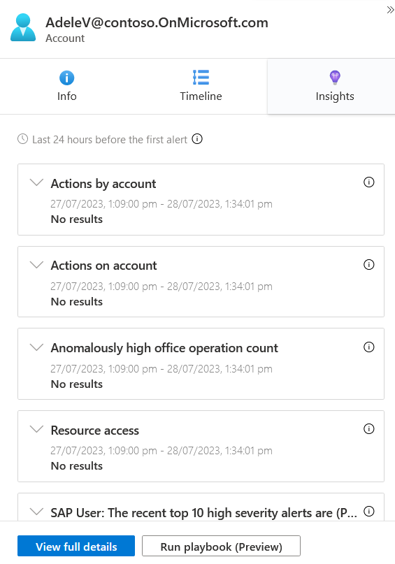 Incident Entity Insights