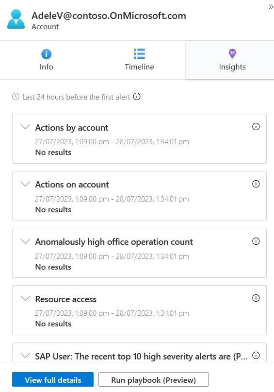 Incident Entity Insights